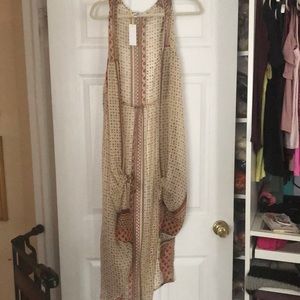Multi color tunic new with tags boho style